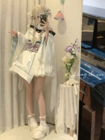 【Dragon’s Breath Valley】 Uncharted Stars Original Chinese Style Lolita Gothic Lolita OP Dress Set Spring/Summer – Print, Butterfly Embroidery, Tassels