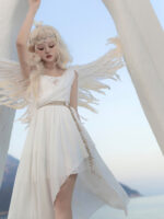 【Sacred Light】 Uncharted Stars Original Lolita Classical Style – Floating Sleeves, Chiffon - Image 5