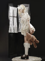 【Antique Bud 】 Uncharted Stars Original Retro Pastoral JSK Classical Doll Sense Lolita Set Spring/Summer – Puff Sleeves, Ruffled Trim, Lace - Image 7