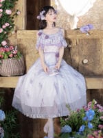 【Holy Aria】 Uncharted Stars Wisteria Whisper Original Lolita7352 - Image 4