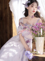 【Holy Aria】 Uncharted Stars Wisteria Whisper Original Lolita7352 - Image 5