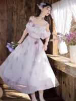 【Holy Aria】 Uncharted Stars Wisteria Whisper Original Lolita7352 - Image 7