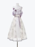【Holy Aria】 Uncharted Stars Wisteria Whisper Original Lolita7352 - Image 8