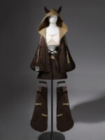 【Fox Spirit】 Uncharted Stars Original Cyberpunk Lolita Anime Style Lolita Set Spring/Summer – Retro, Cute Cat Motif - Image 8